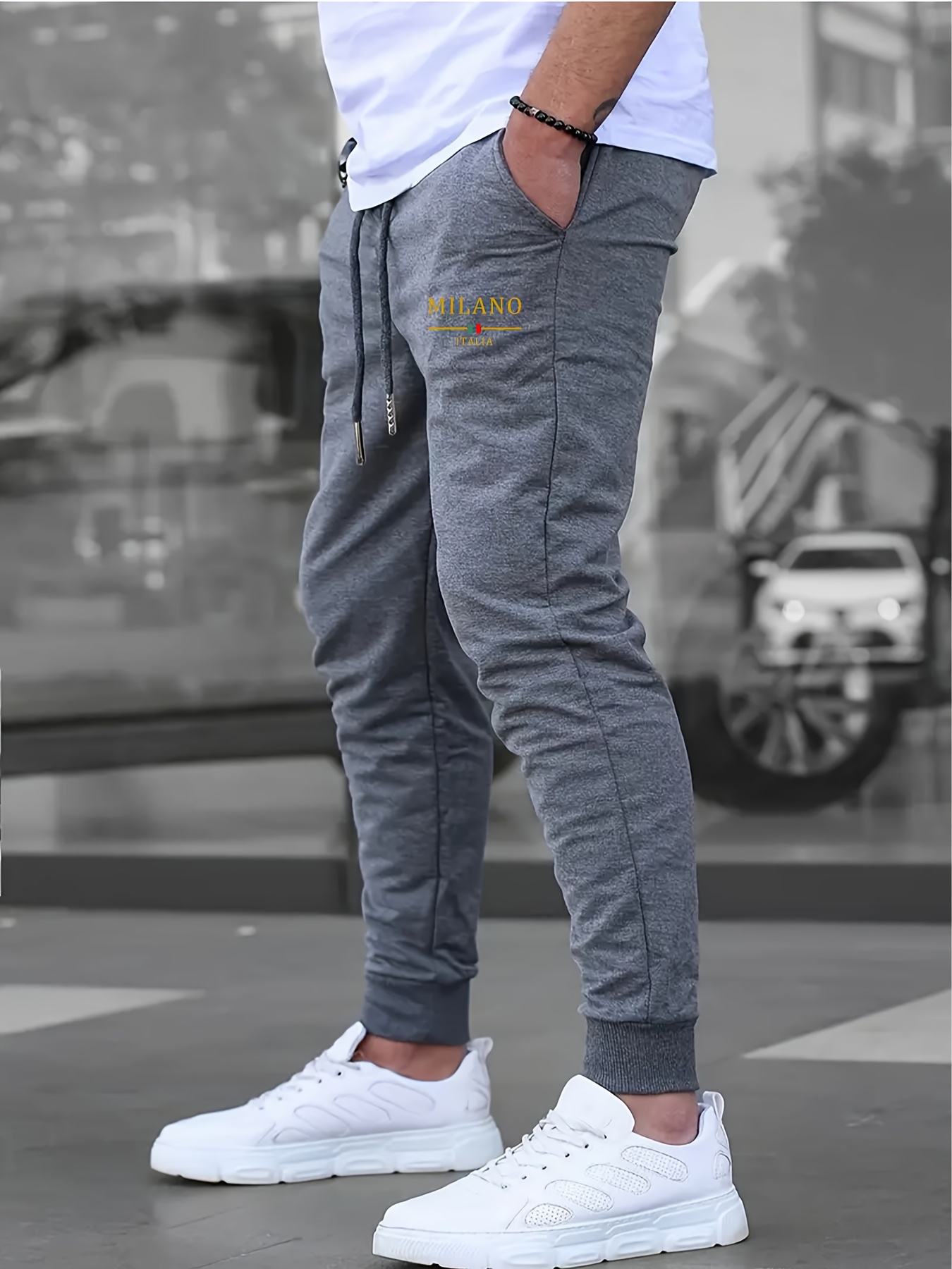 Street Fashion Theme - Pantalon de survêtement décontracté pour homme,