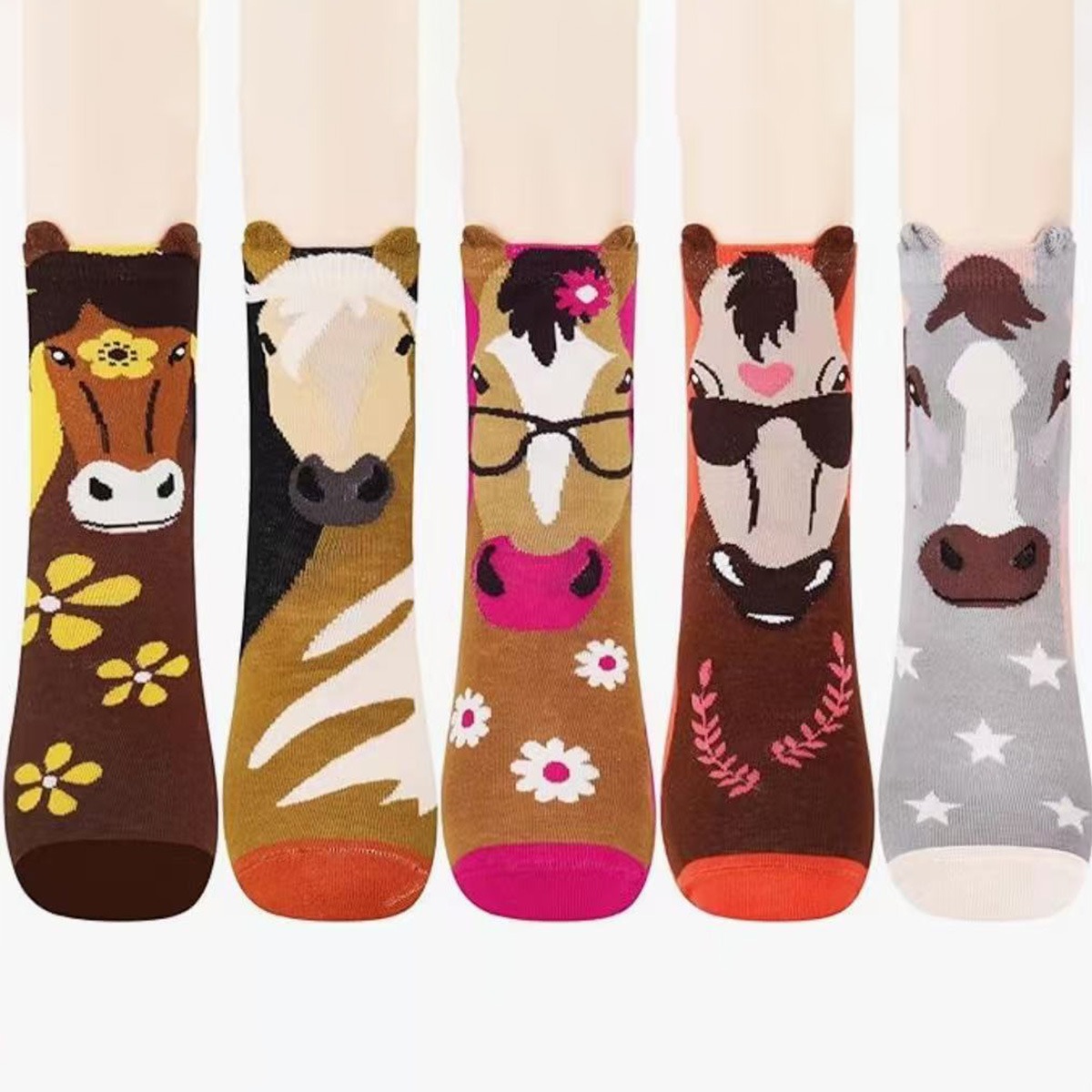 Street Fashion Theme - Chaussettes mi-mollet unisexe style streetwear pour