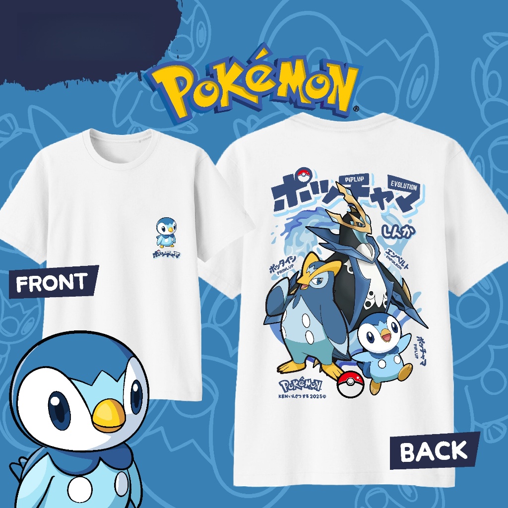 Street Fashion Japan - T-shirt en coton imprimé Anime Pokémon