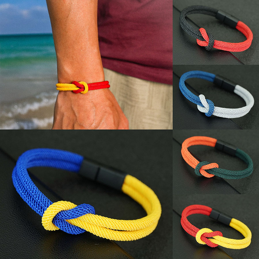 5 Styles hommes corde Bracelet - Street Fashion Milan avis et prix