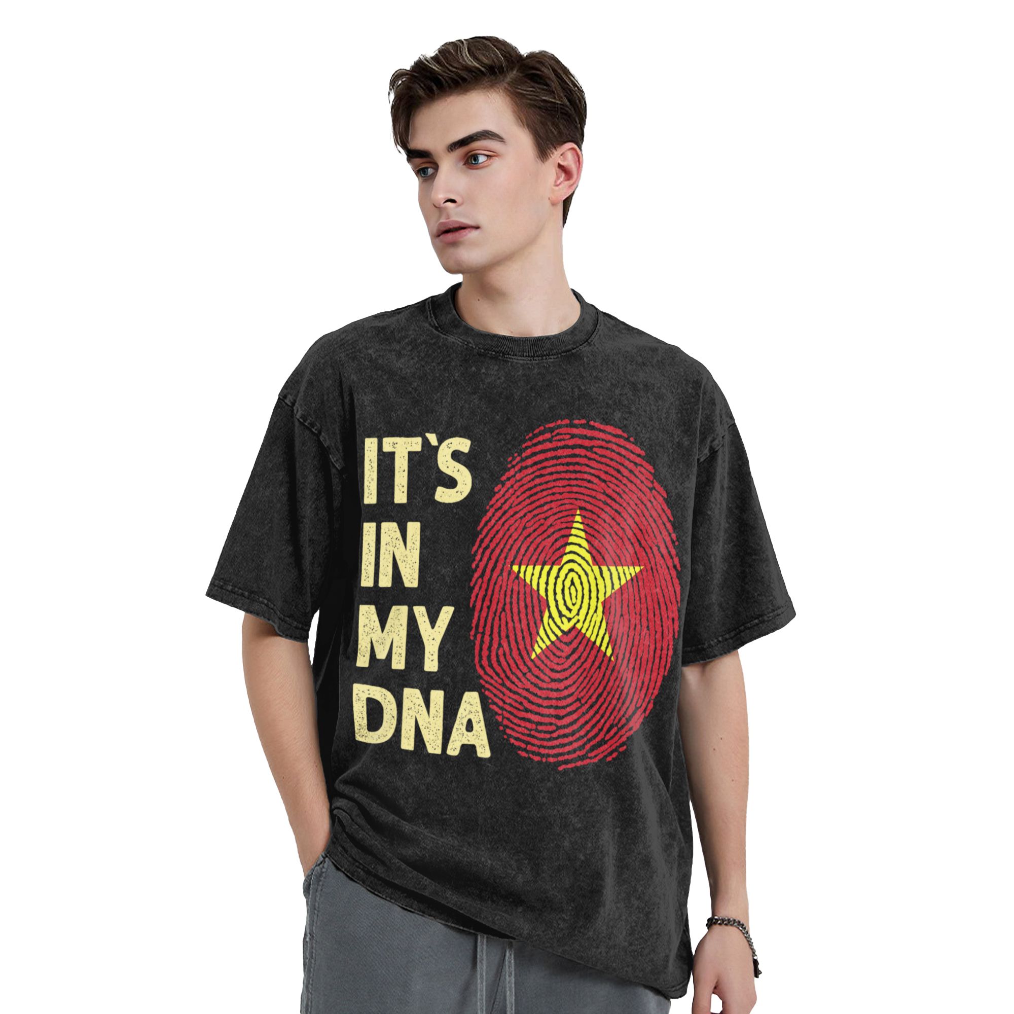 T-shirts en coton lavé avec dr - Street Fashion Vietnam avis et prix