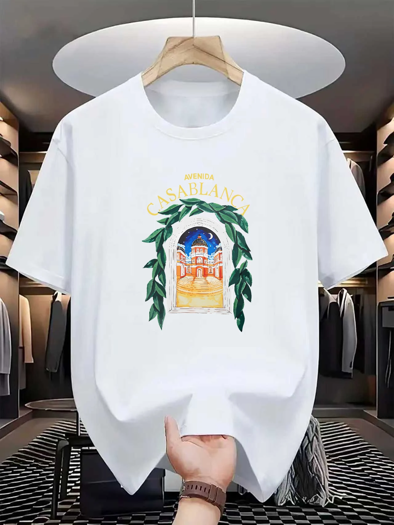 Nouveau T-shirt imprimé pour h - Street Fashion Theme avis et prix