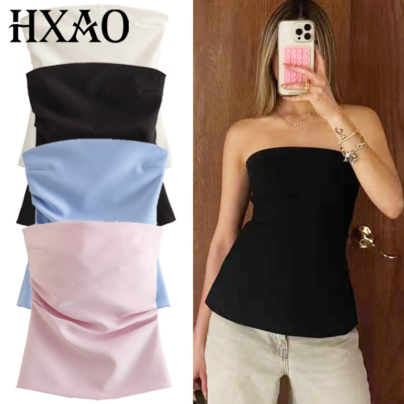 HXAO Corset bustier tubulaire  - Street Fashion Youtube avis et prix