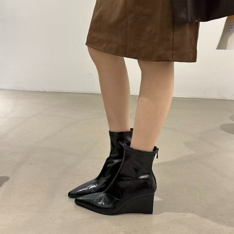 Bottines Vintage à talons pour - Street Fashion Female avis et prix