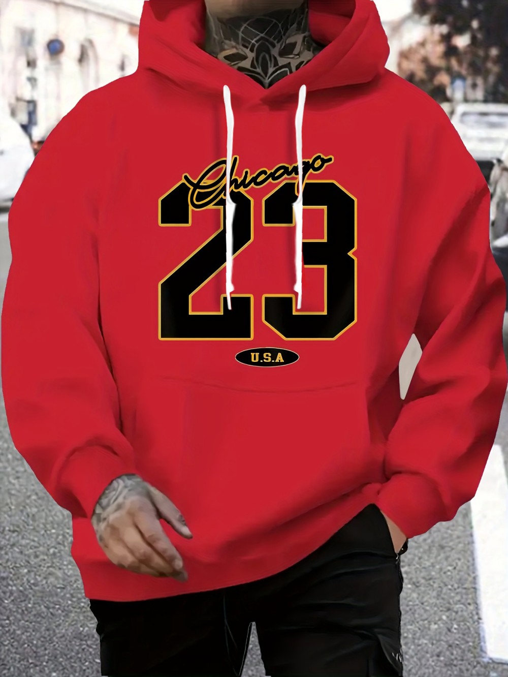 Sweat-shirt à capuche pour hom - Street Fashion Chicago avis et prix