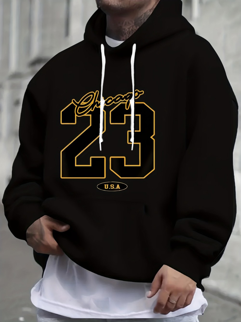 Sweat-shirt à capuche pour hom - Street Fashion Chicago avis et prix
