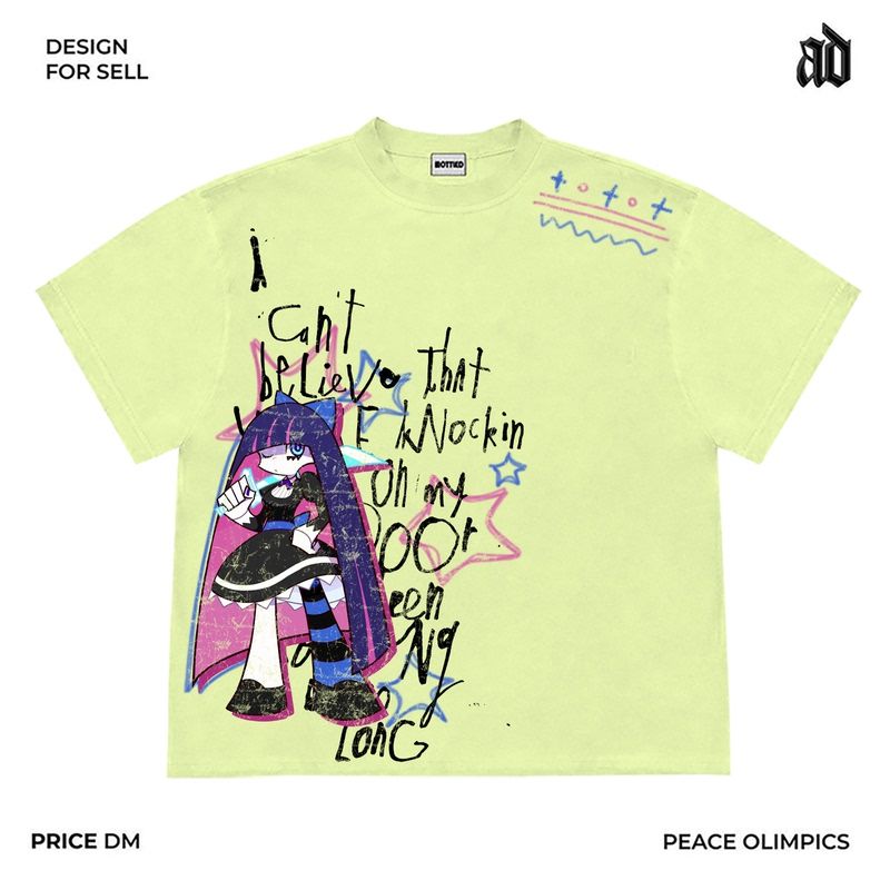 Nouveau ‌ ‌ T-shirt imprimé Pa - Street Fashion Harajuku avis et prix