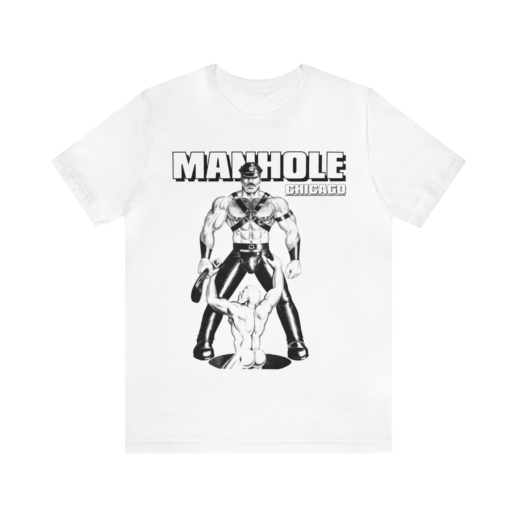 T-shirt Manhole Chicago Leathe - Street Fashion Chicago avis et prix
