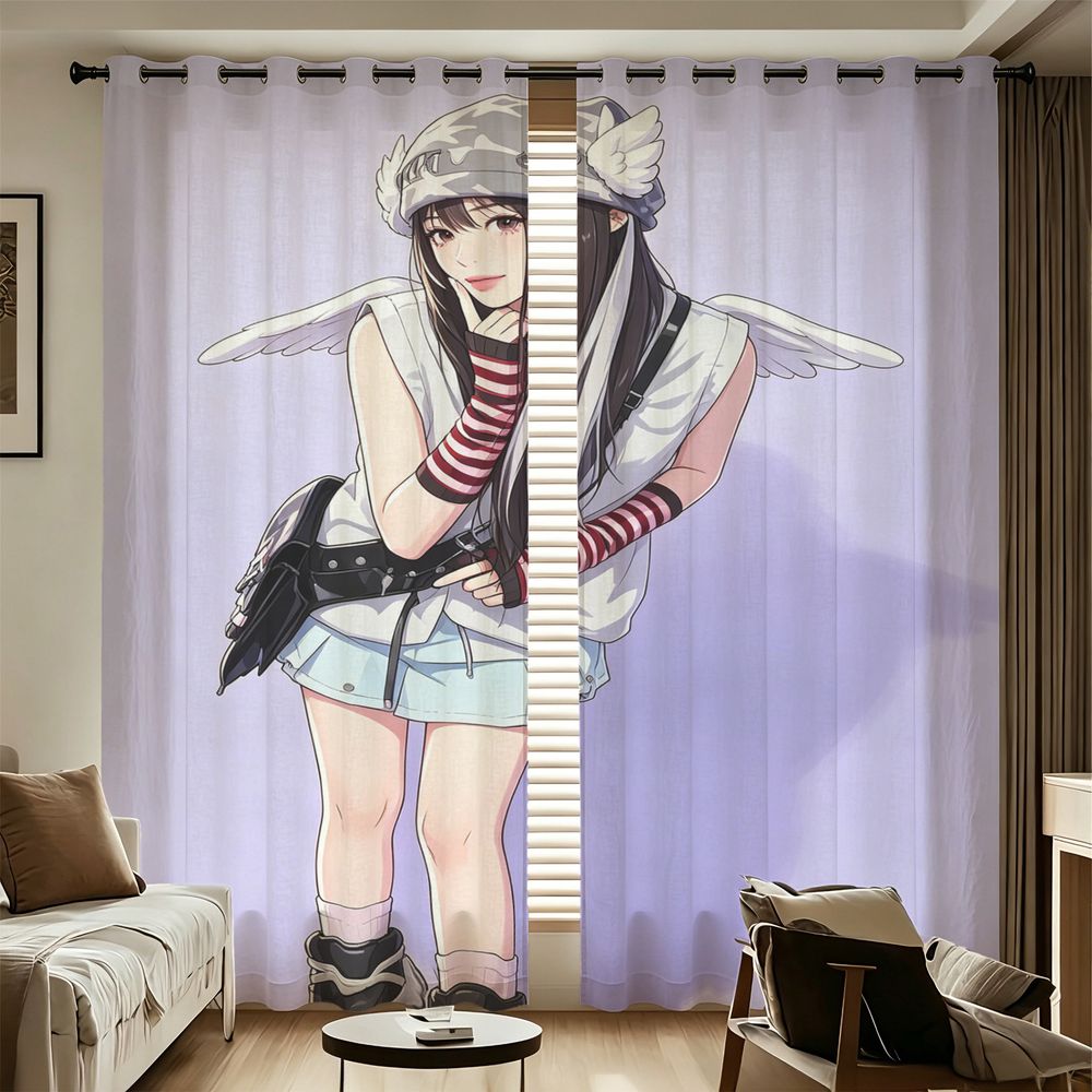 Rideaux imprimés à thème Anime - Street Fashion Theme avis et prix