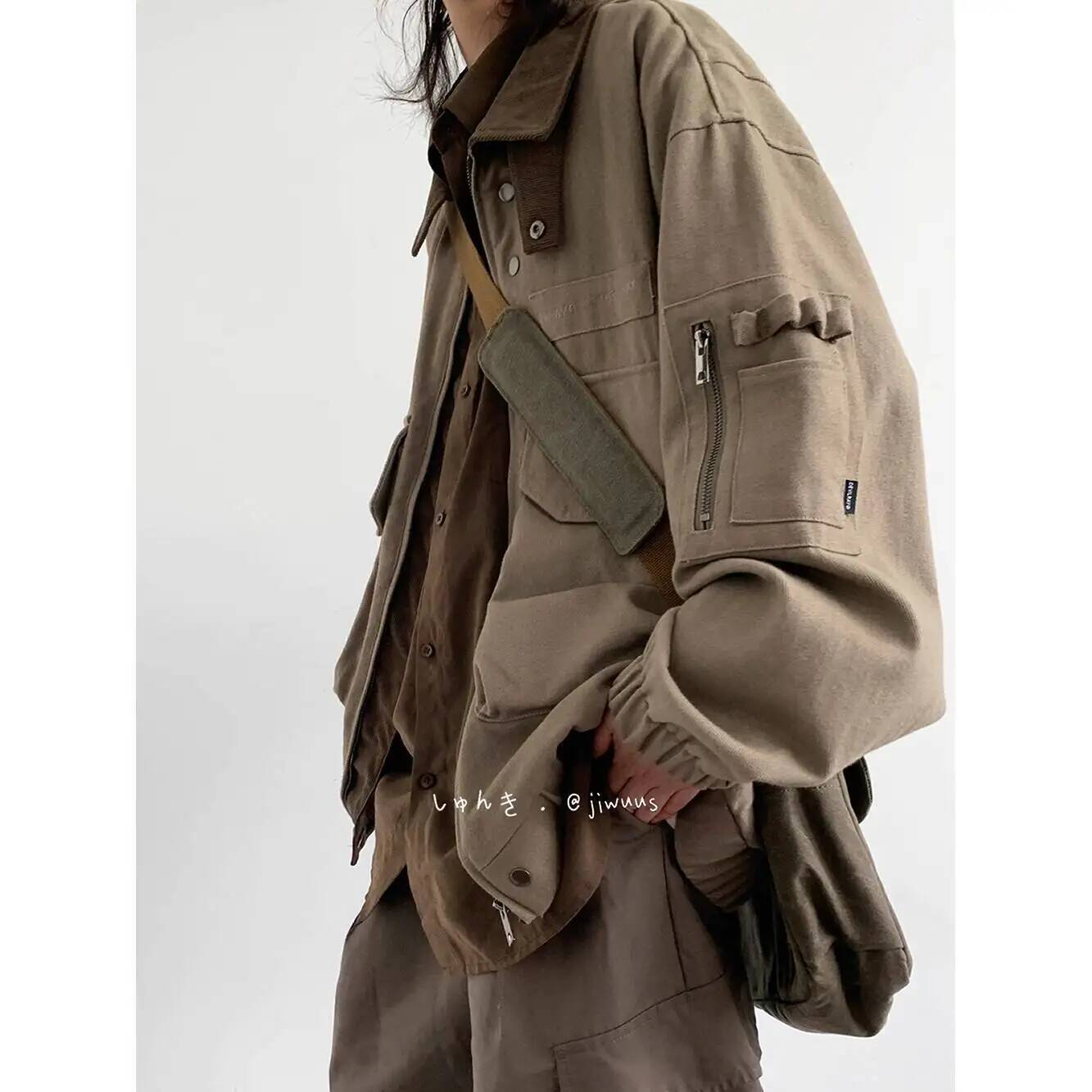 Veste Cargo ample pour homme,  - Street Fashion Japan avis et prix