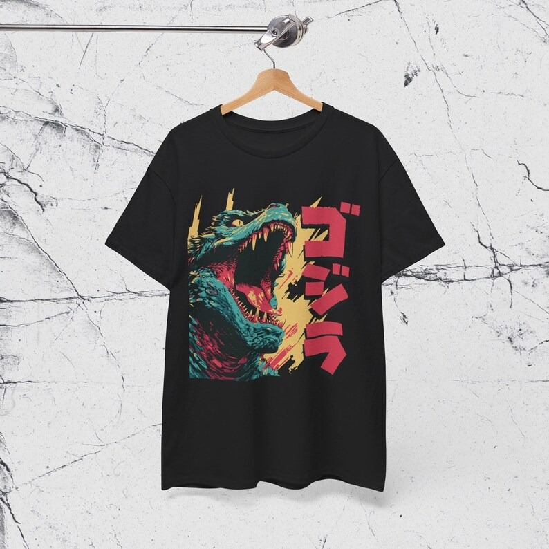 T-shirt graphique Godzilla Goj - Street Fashion Japan avis et prix