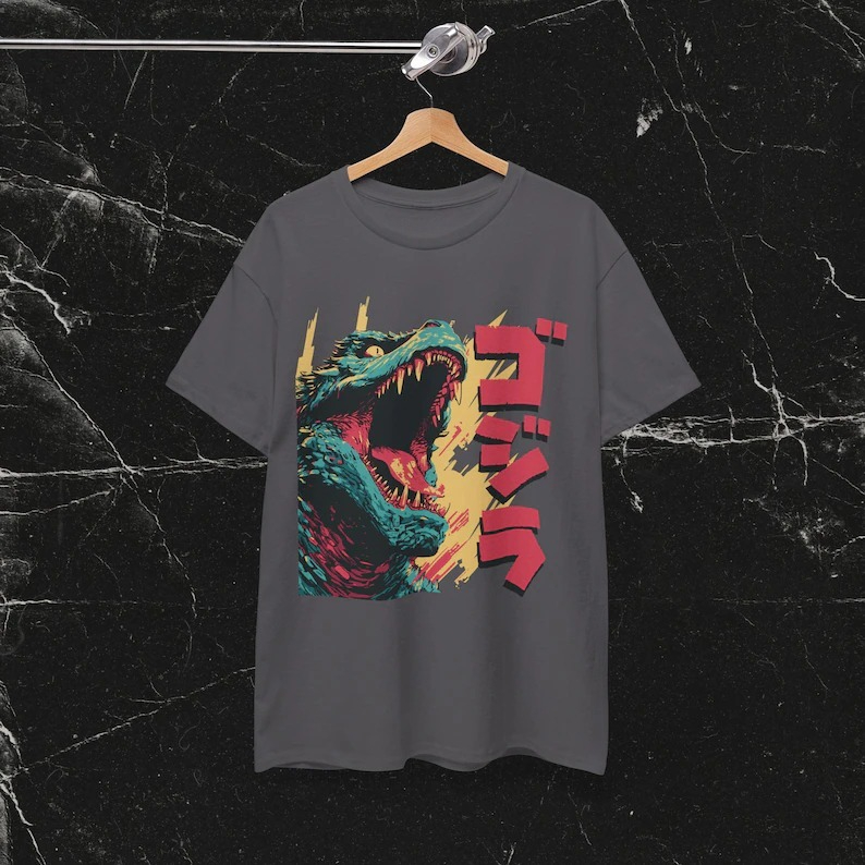 T-shirt graphique Godzilla Goj - Street Fashion Japan avis et prix