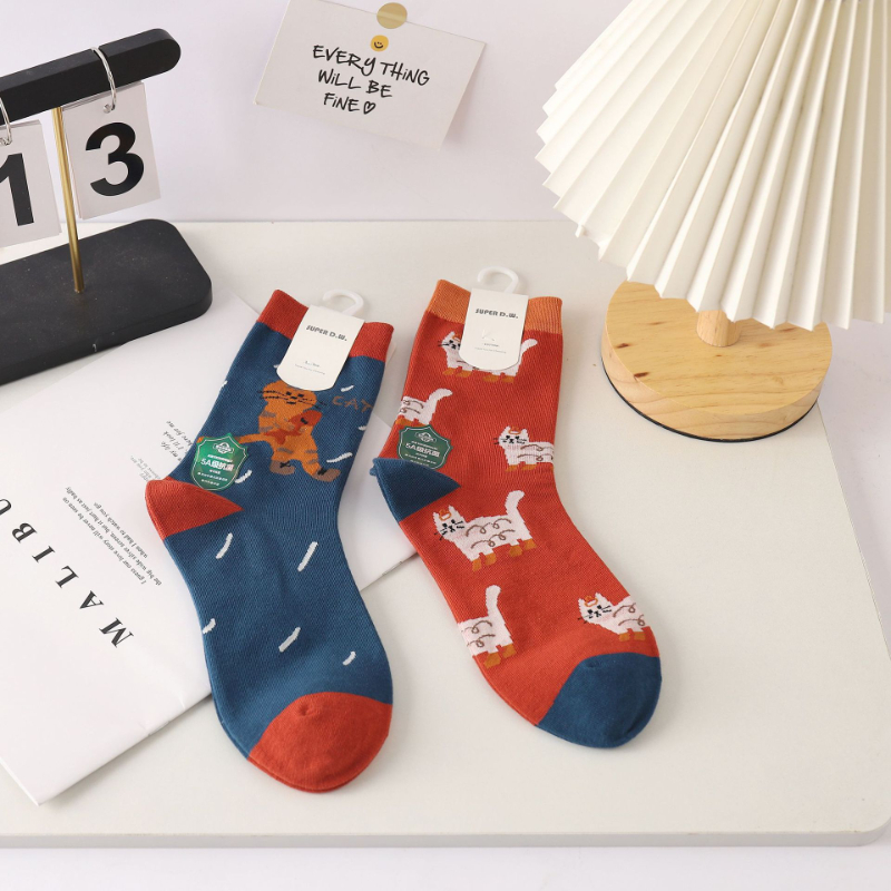 Chaussettes en coton à long tu - Street Fashion Youtube avis et prix
