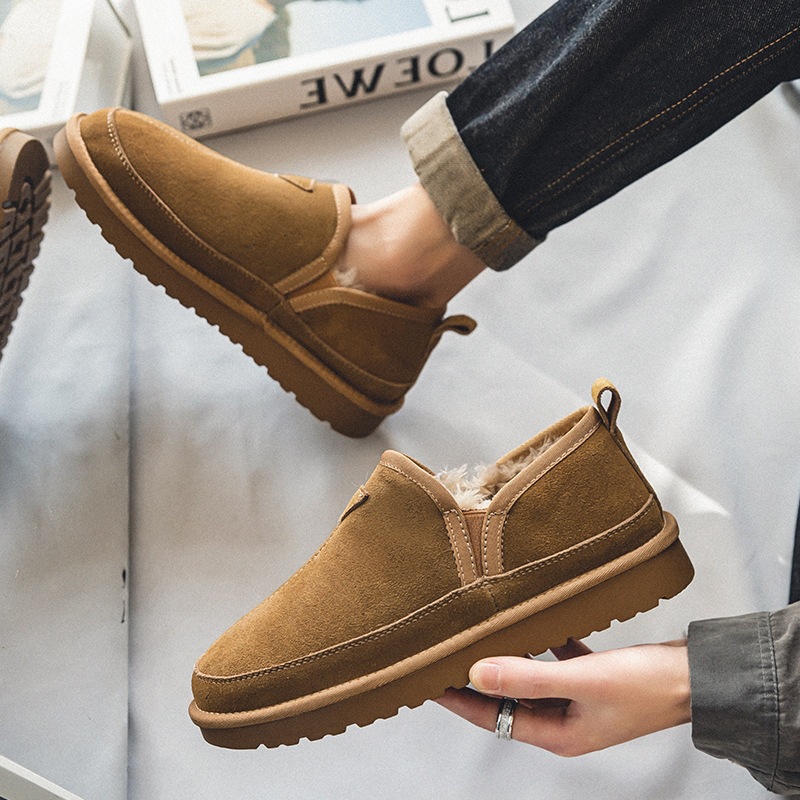Bottes de neige en cuir de vac - Street Fashion Female avis et prix