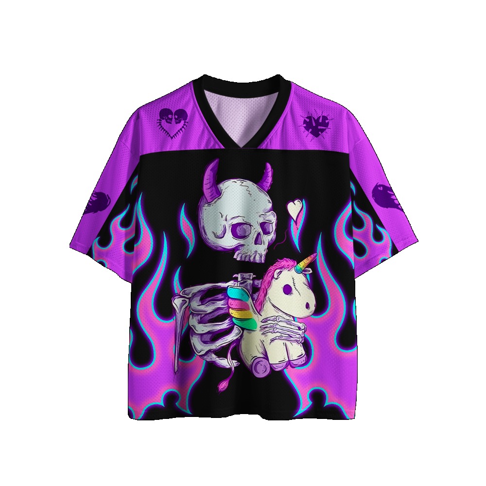 Maillot de football gothique à - Street Fashion Harajuku avis et prix