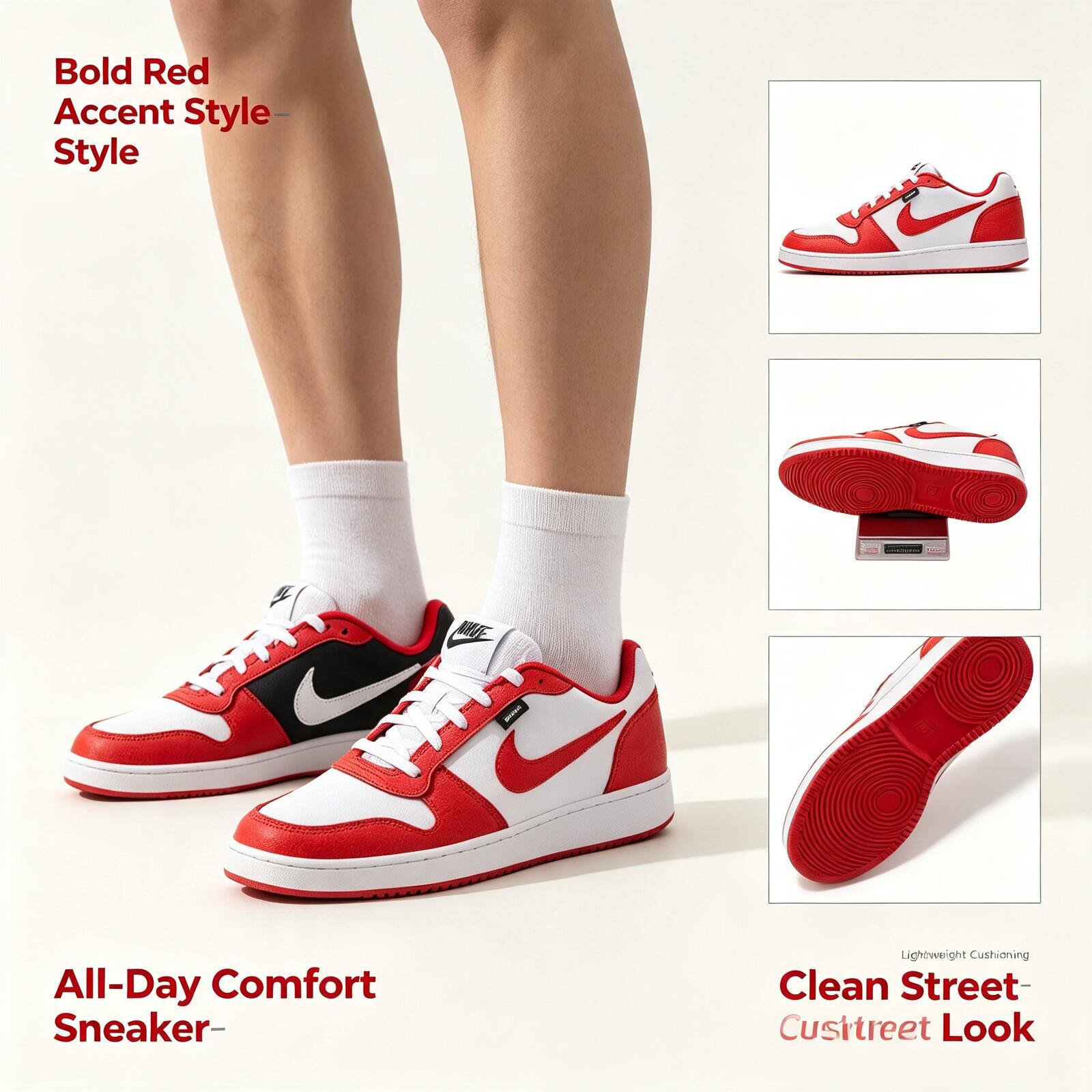 Chaussures basses Nike Ebernon - Street Fashion Nike avis et prix
