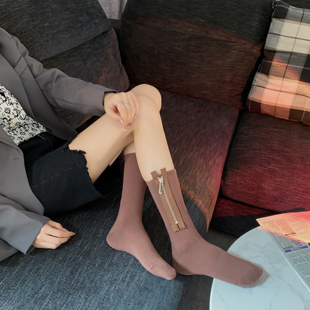 Chaussettes mi-hautes en métal - Street Fashion Youtube avis et prix
